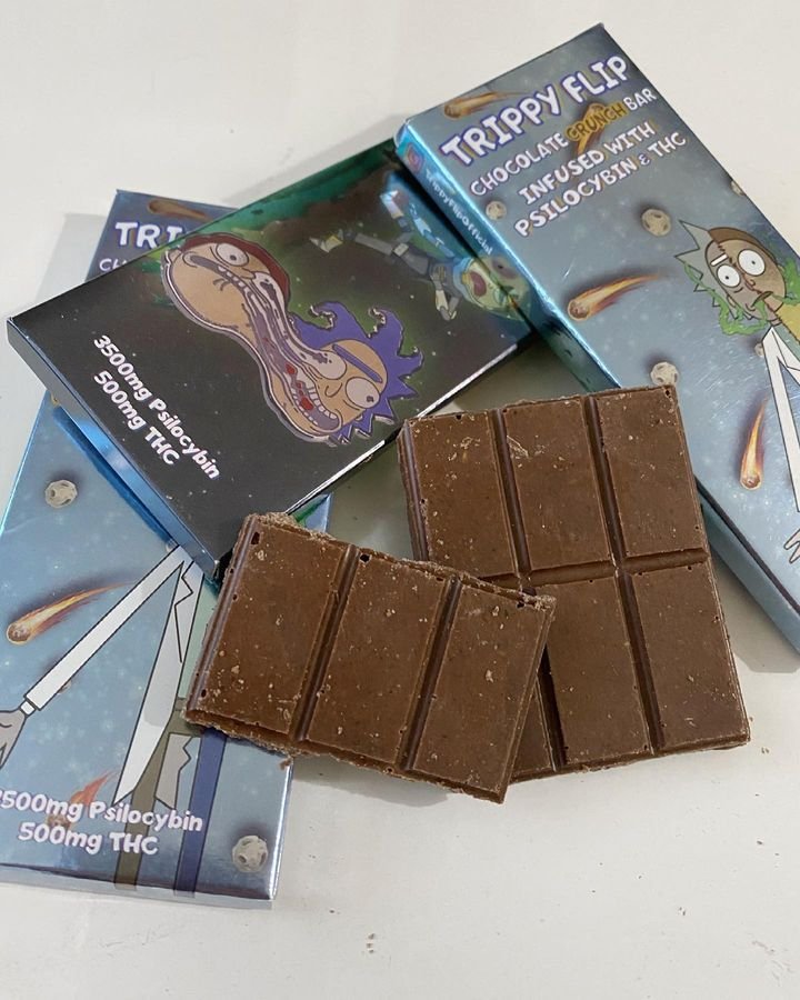 mushroom chocolate bar